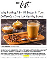 Why Putting A Bit Of Butter In Your Coffee Can Give It A Healthy Boost