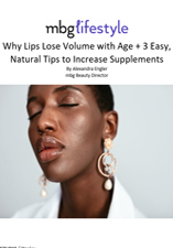 Why Lips Lose Volume With Age + 3 Easy, Natural Tips To Increase Supplements