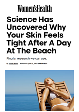 Science Has Uncovered Why Your Skin Feels Dry After a Day at the Beach