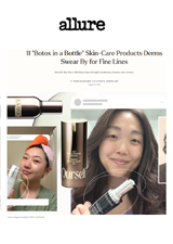 "Botox In a Bottle" Skin Care Products Dermatologists Swear By