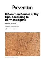 8 Common Causes of Dry Lips According to Dermatologists
