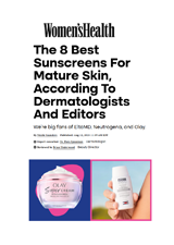 The 8 Best Sunscreens for Mature Skin According to Derms