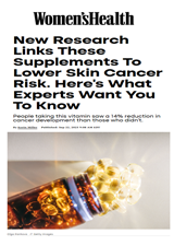 Vitamin B3 Supplement May Lower Skin Cancer Risk, Study Finds Vitamin B3 Supplement May Lower Skin Cancer Risk, Study Finds