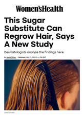 This Sugar Substitute Can Regrow Hair, Says A New Study This Sugar Substitute Can Regrow Hair, Says A New Study