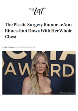 The Plastic Surgery Rumor LeAnn Rimes Shut Down With Her Whole Chest