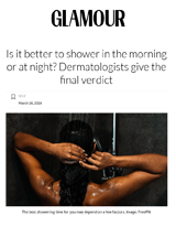 Is it better to shower in the morning or at night? Dermatologists Weigh In