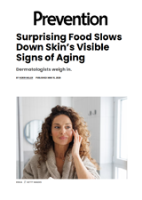 Scientists Find Surprising Food Slows Down Skin’s Visible Signs of Aging