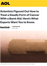 Scientists Figured Out How to Treat a Deadly Form of Cancer With a Band-Aid