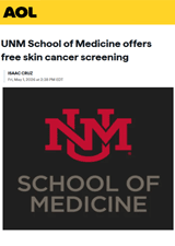 University of New Mexico School of Medicine offers free skin cancer screening