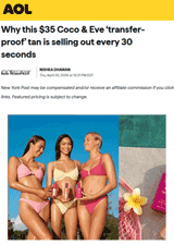 Why this $35 Coco & Eve ‘transfer-proof’ tan is selling out every 30 seconds