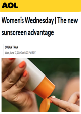 AOL Women’s Wednesday | The new sunscreen advantage