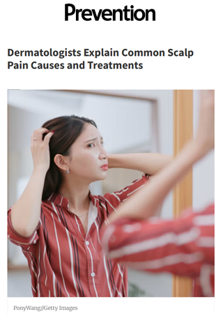 Dermatologists Explain Common Scalp Pain Causes & Treatment