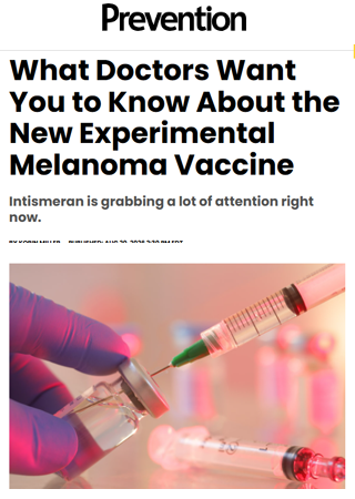 What Doctors Want You to Know About the New Melanoma Vaccine
